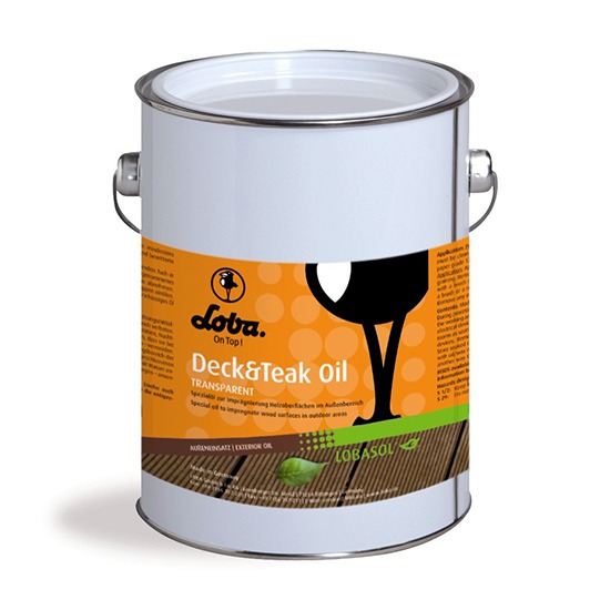 Loba Deck Teak Oil (Dış Mekan Şeffaf Yağ) 2,5 Lt